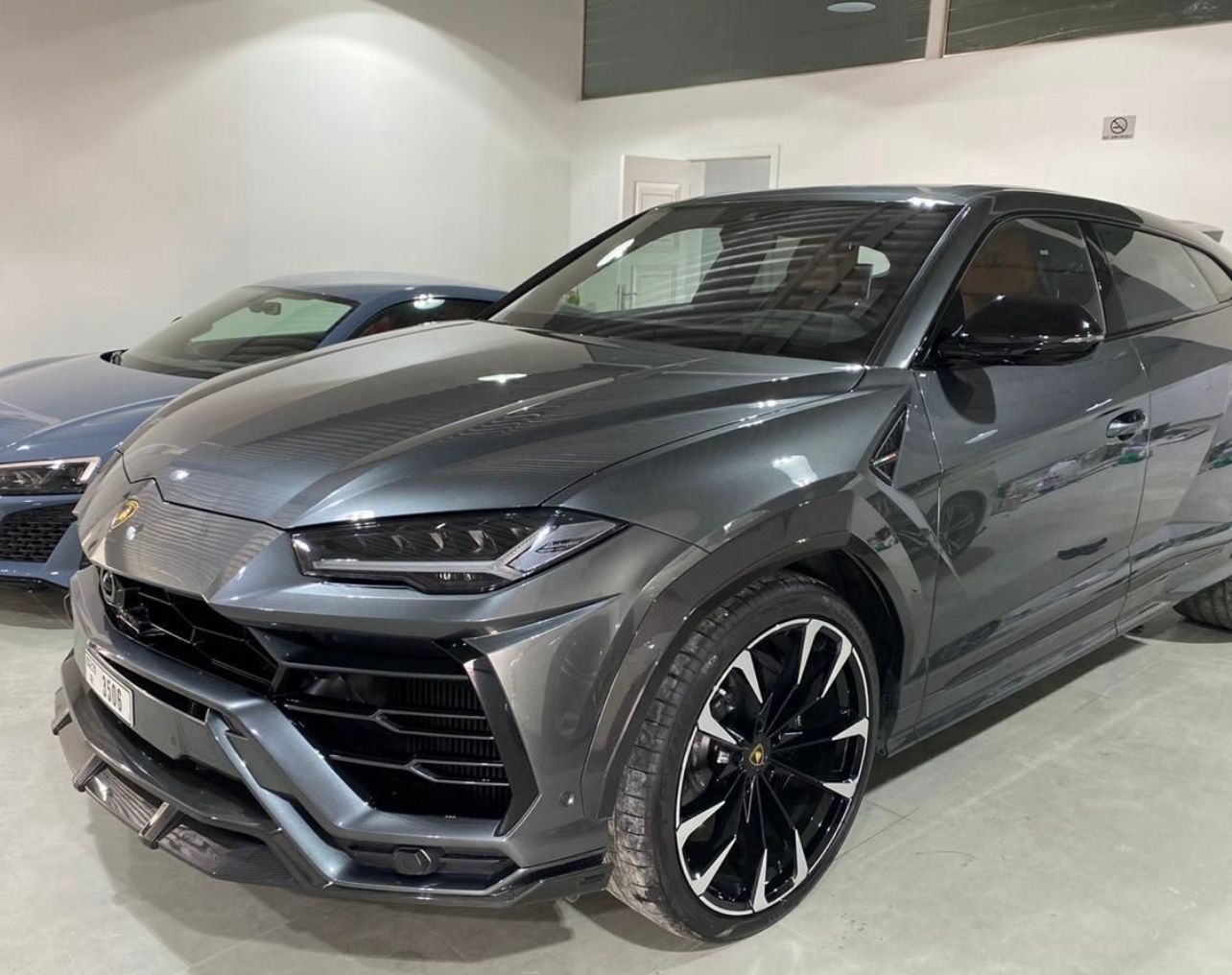 Lamborghini Urus Urban Edition Grey 2020 for rent Dubai