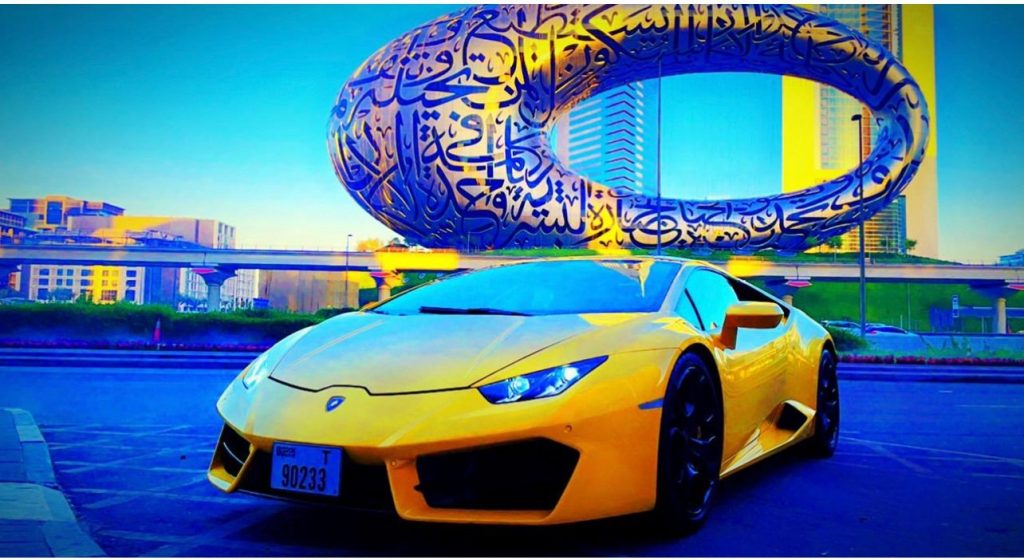 Lamborghini Huracan Yellow 2019 for rent Dubai